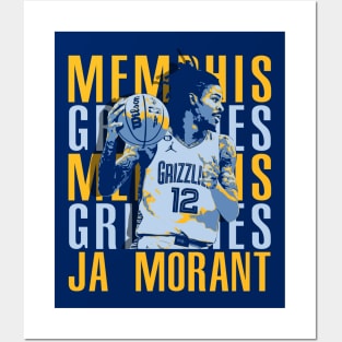 Ja Morant Pop Art Graphic Posters and Art